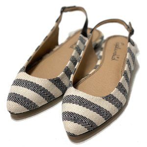 Splendid Saryn Striped Slingback Flats
